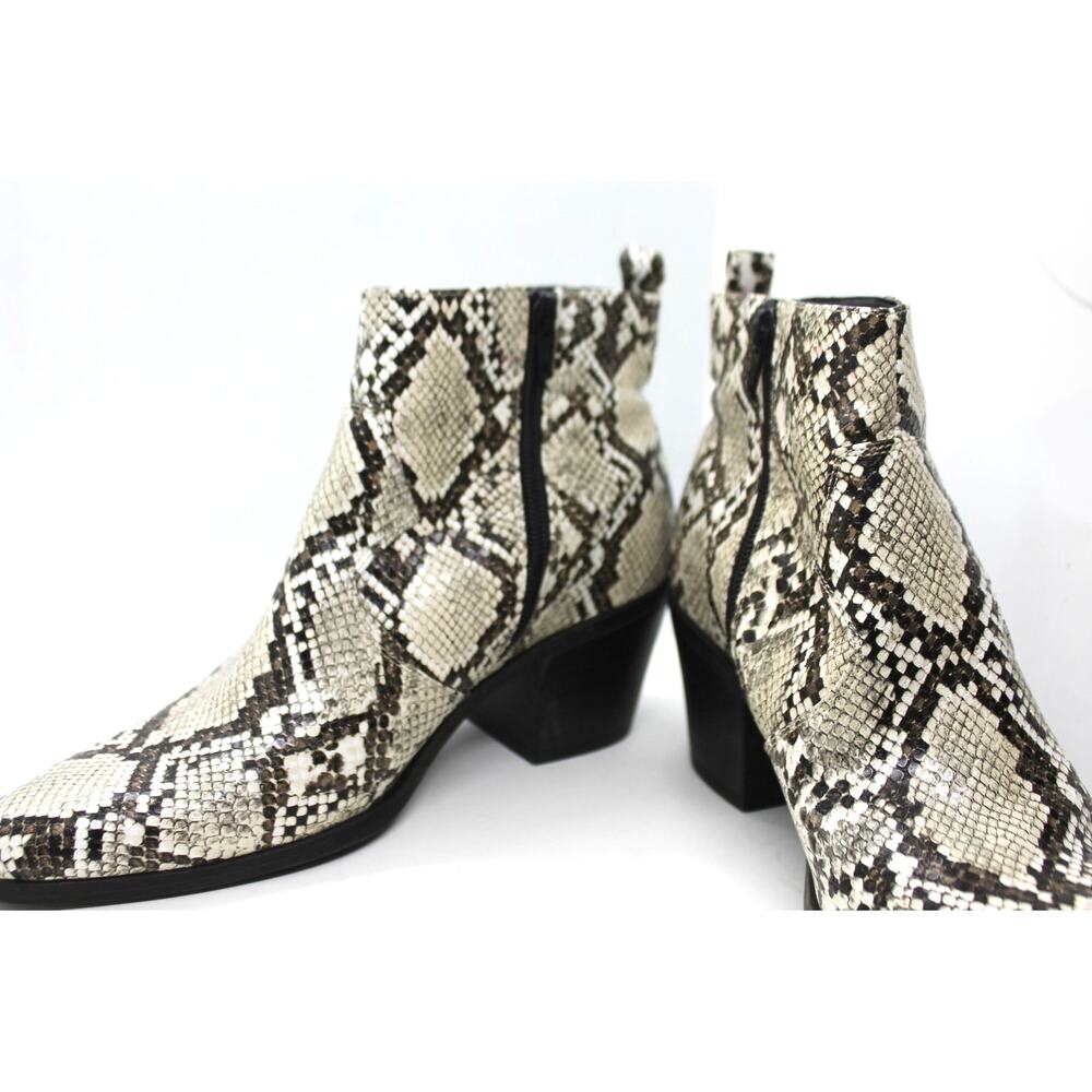 Loft Outlet Python Print Vegan Leather Western An… - image 2